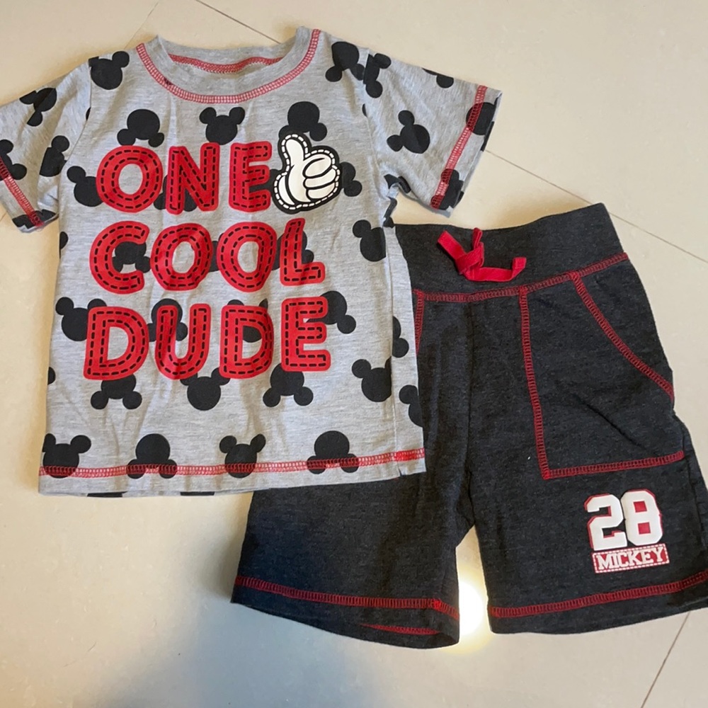 Mickey Mouse shirt and shirt set